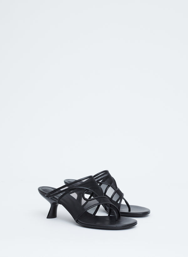 Christopher Esber Ringer Mesh Micro Mule Black