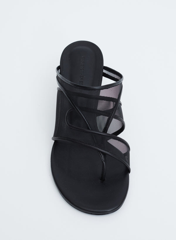 Christopher Esber Ringer Mesh Micro Mule Black