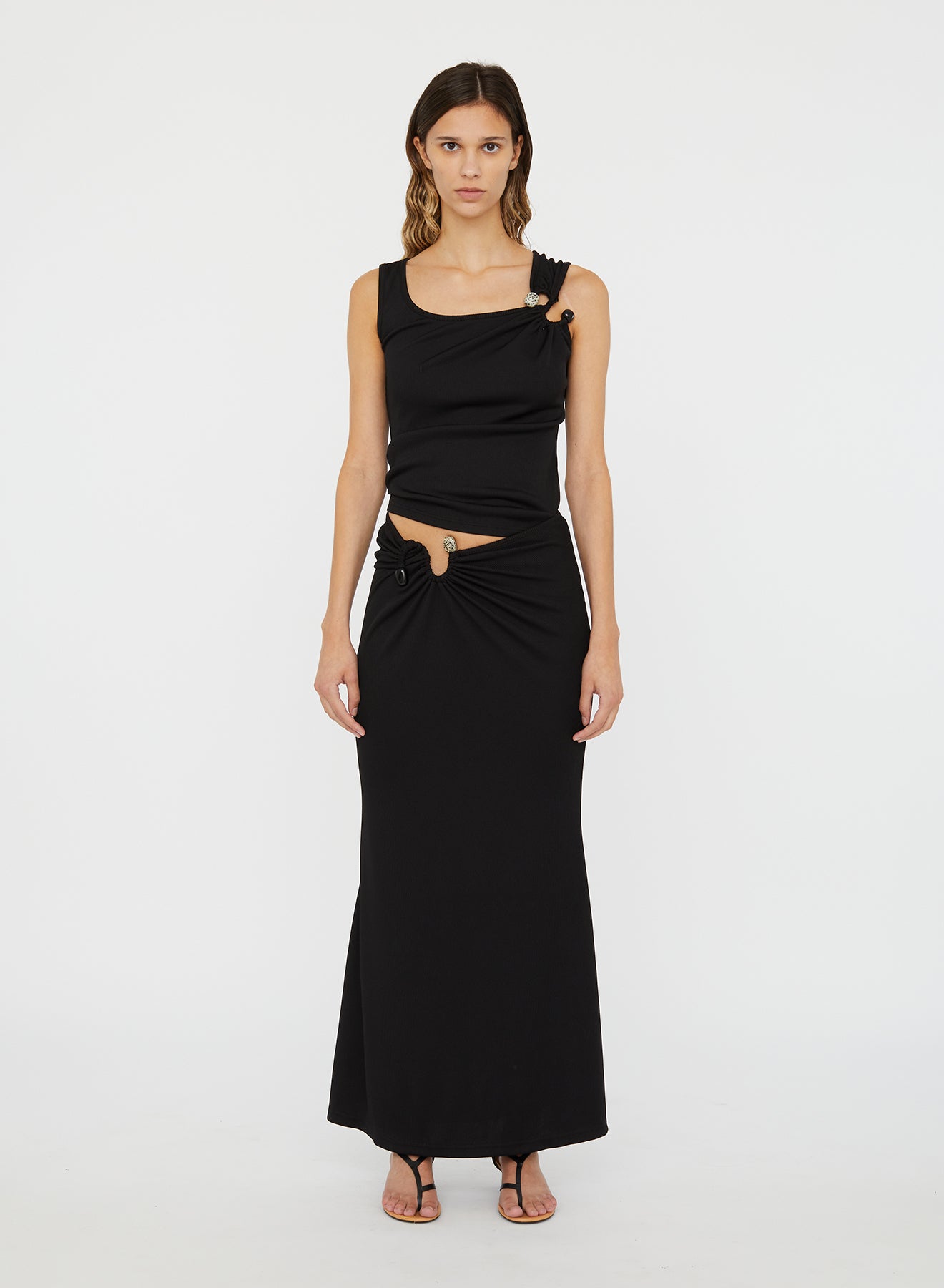 christopher esber S-Buckle Suspension Skirt black