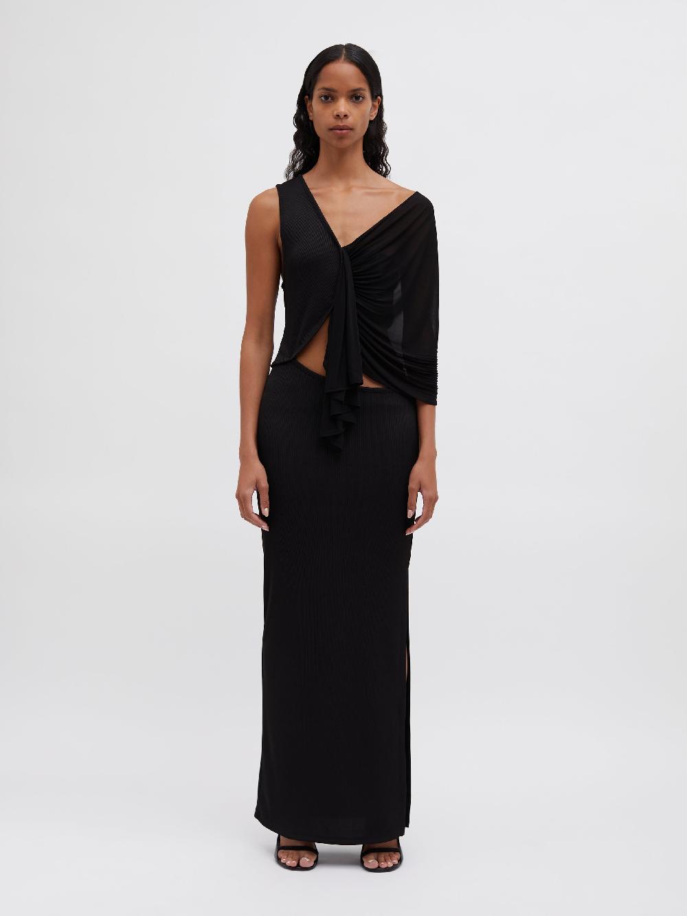christopher esber Seneca Swirl Gown black