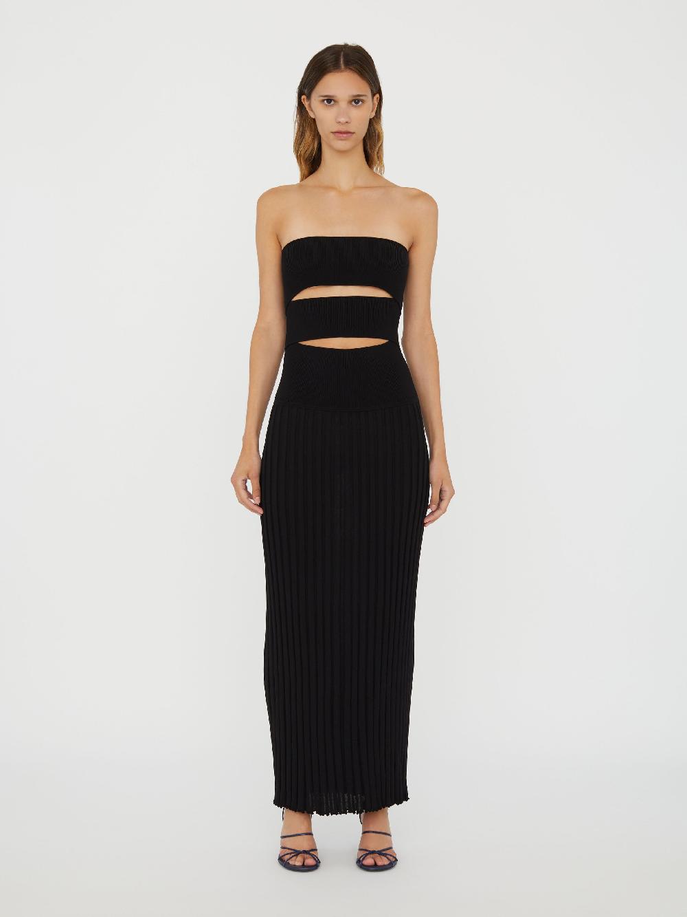 christopher esber Slash Strapless Dress black