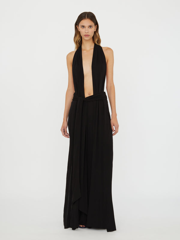 Christopher Esber Trapeze Gown Black