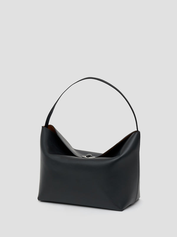 Christopher Esber Turnlock Shoulder Bag Black