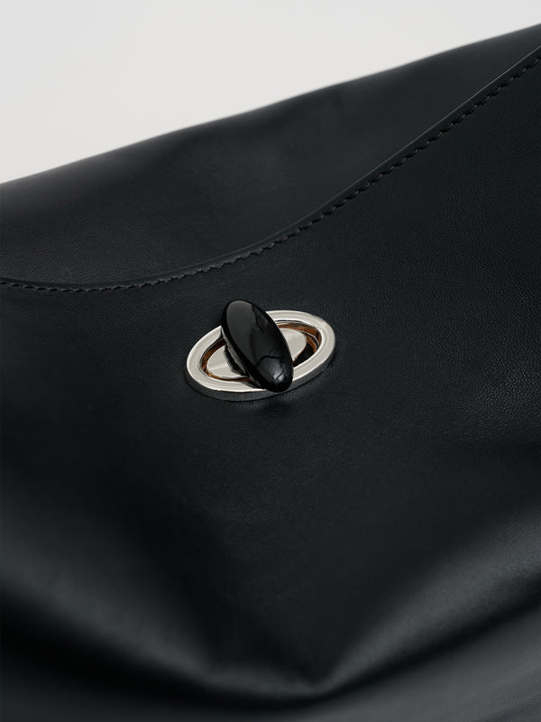 Christopher Esber Turnlock Shoulder Bag Black