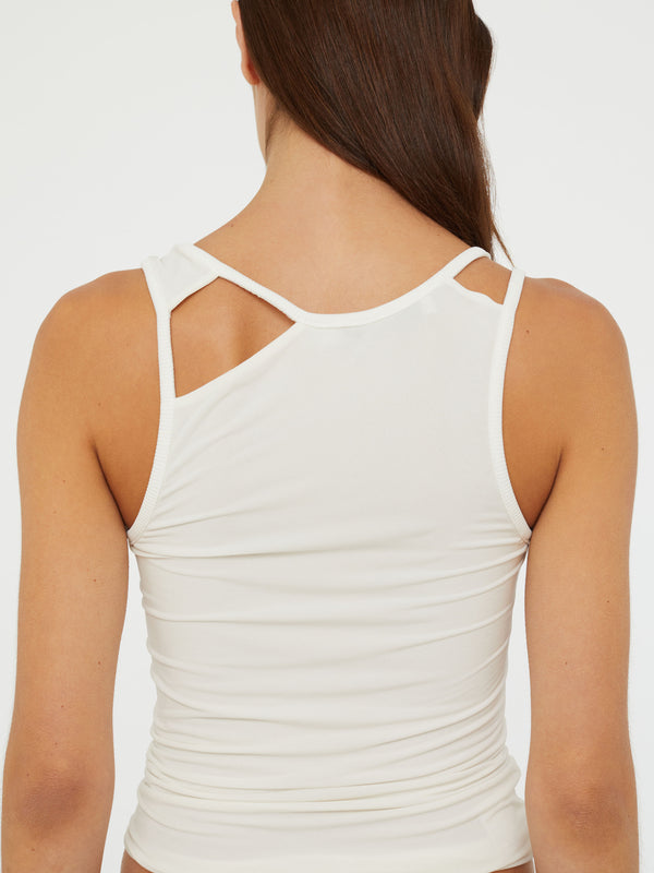 Christopher Esber Vacant Jersey Tank White