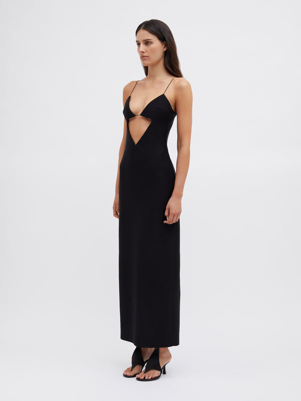 Christopher Esber Volcan Cami Dress Black