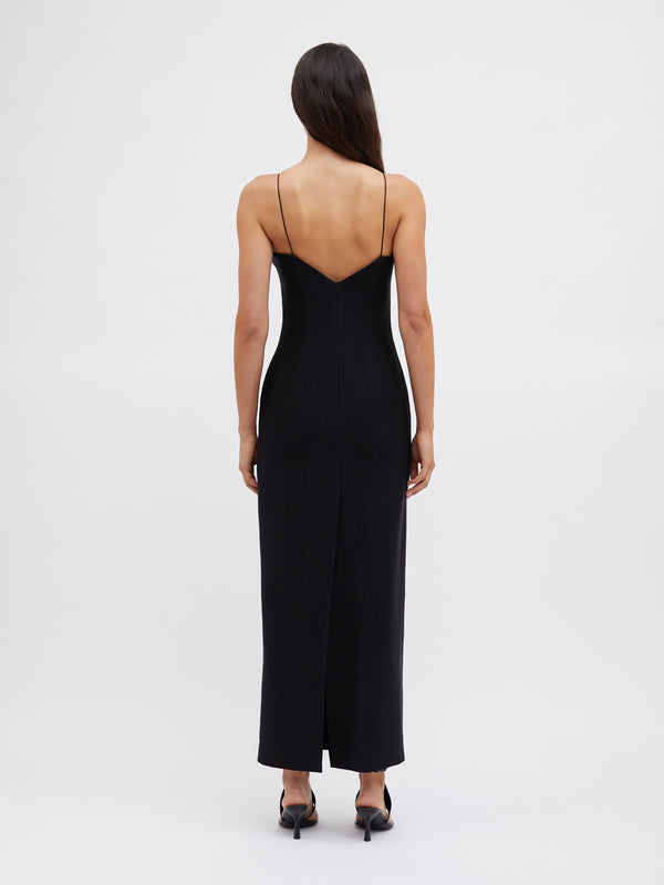 Christopher Esber Volcan Cami Dress Black