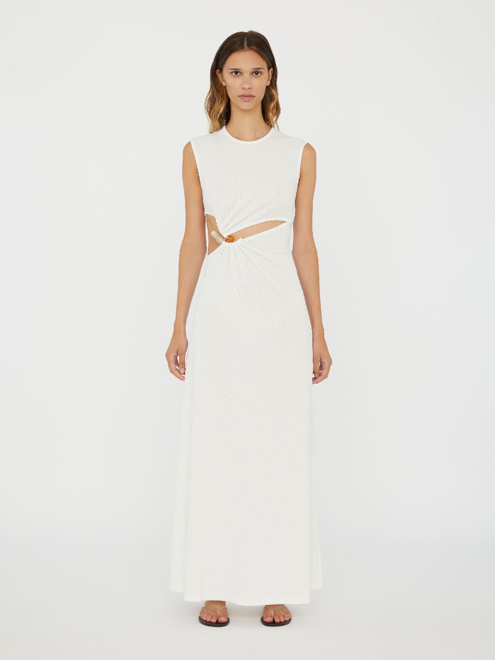 christopher esber Concave Stone Tank Dress white Concave Stone Tank Dress steel