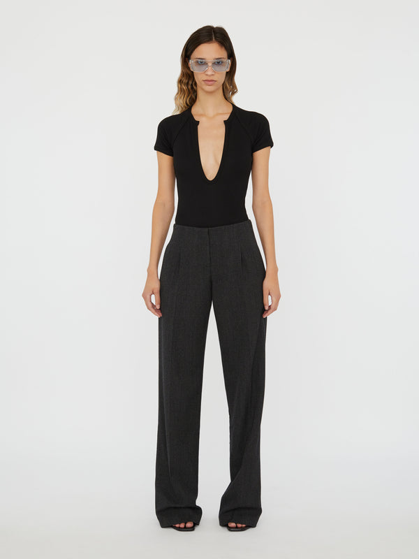 Christopher Esber Concave Tee Bodysuit Black Concave Tee Bodysuit Clear Blue Black