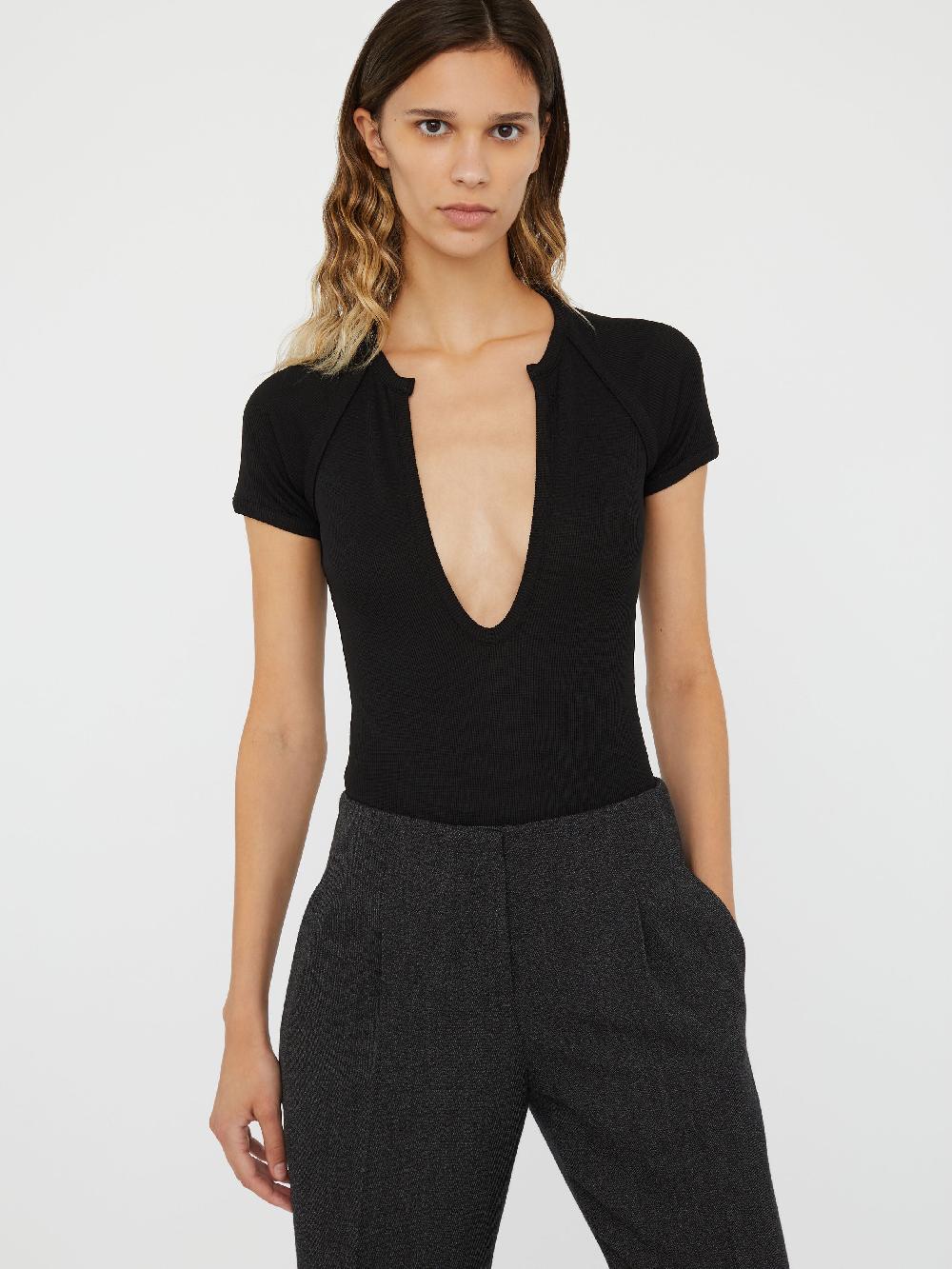 christopher esber Concave Tee Bodysuit black Concave Tee Bodysuit clear blue black