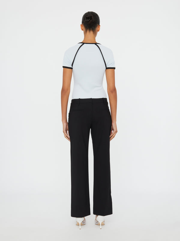 Christopher Esber Concave Tee Bodysuit Clear Blue Black Concave Tee Bodysuit Black