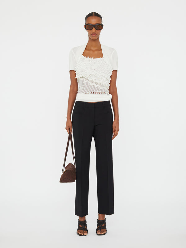 Christopher Esber Contort Shibori Jersey Tee White Contort Shibori Jersey Tee Black