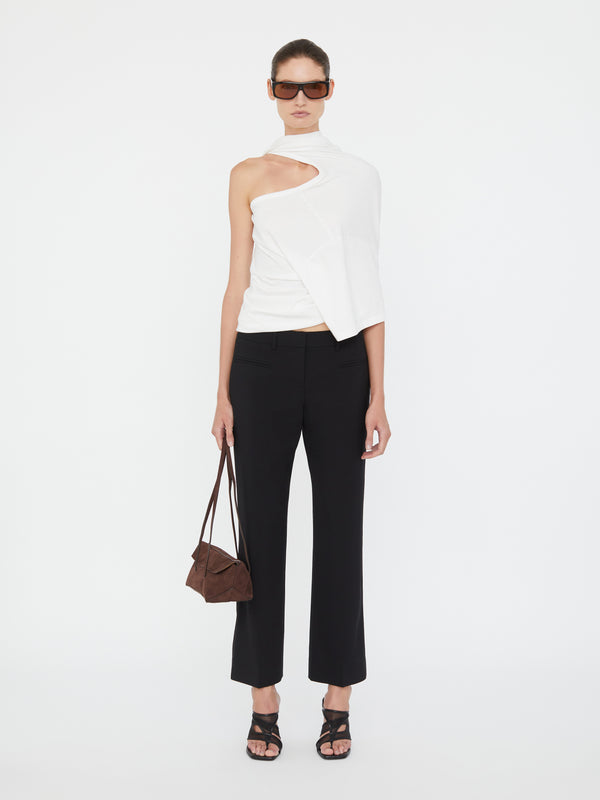 Christopher Esber Distort Cutaway Tee White Distort Cutaway Tee Black