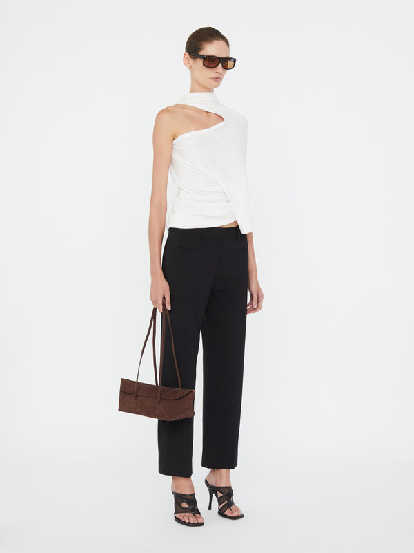 Christopher Esber Distort Cutaway Tee White Distort Cutaway Tee Black