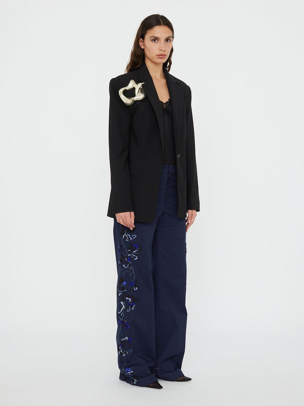 Christopher Esber Duke Embellished Chino Pant Ink Duke Embellished Chino Pant Cerise Pink