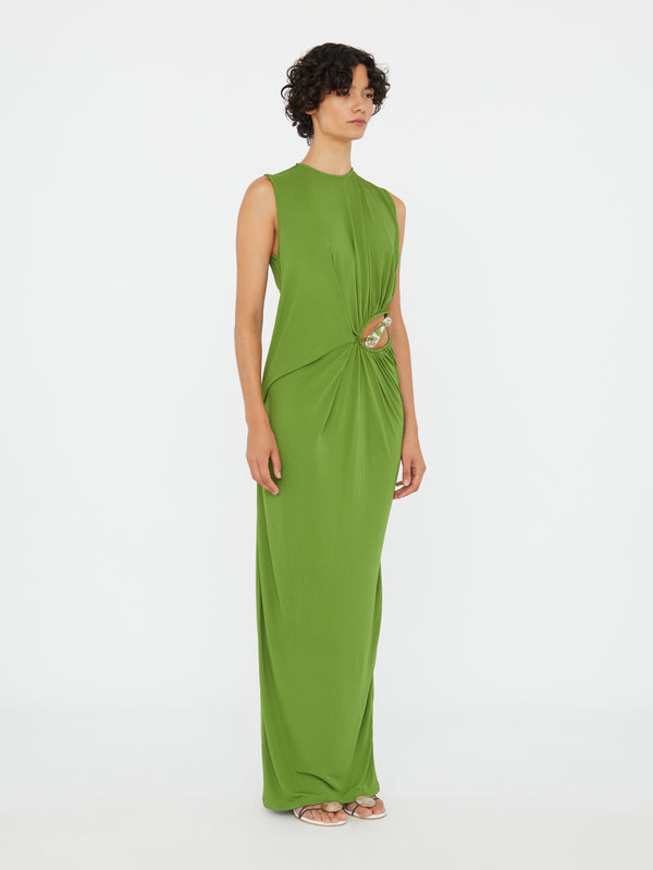 Christopher Esber Encased Nature Suspended Jersey Tank Dress Cactus Encased Nature Suspended Jersey Tank Dress Black