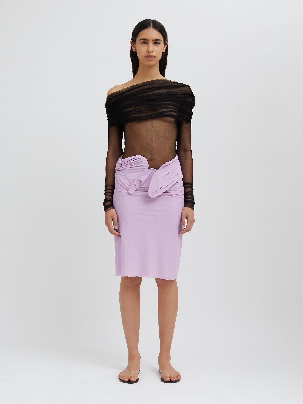 christopher esber Encompassed Looped Skirt pink tourmaline
