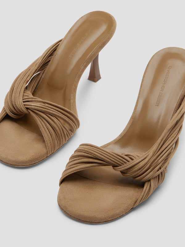 Christopher Esber Fender Suede Mule Cigar Fender Suede Mule Russet Fender Suede Mule Khaki