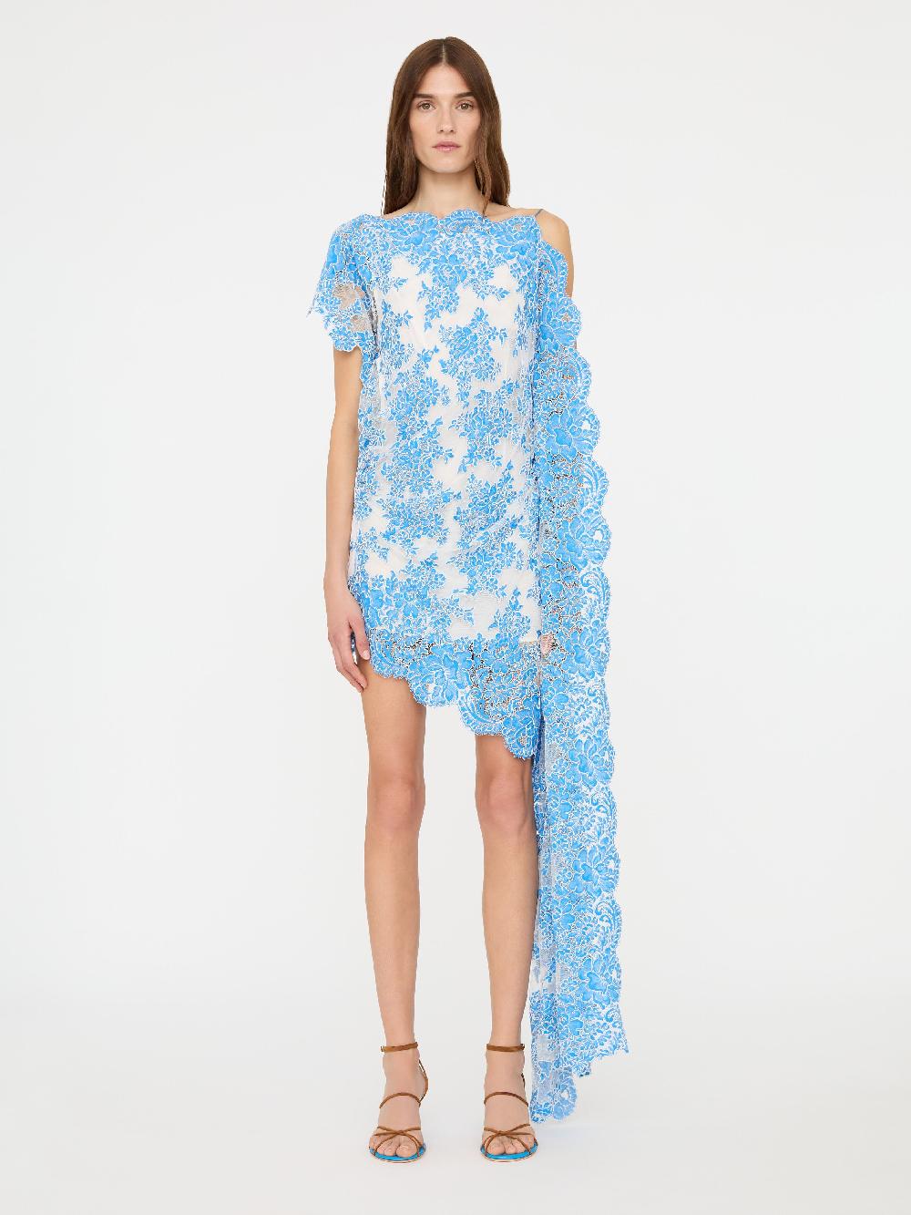 christopher esber Floating Lace Mini Dress boston blue