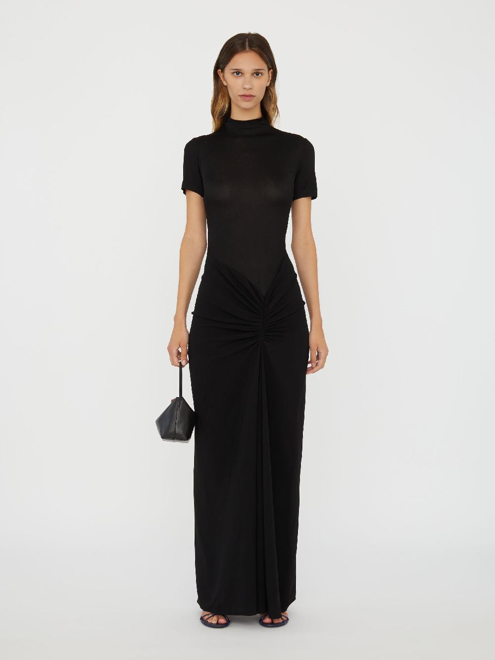 christopher esber Fusion Ruched Tee Gown black Fusion Ruched Tee Gown white