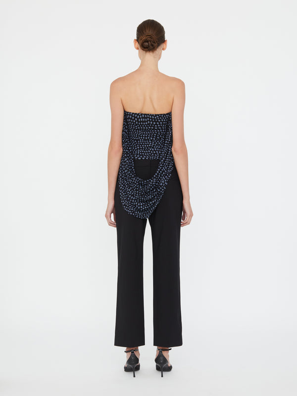 Christopher Esber Gyre Draped Jersey Bodice Warped Spot