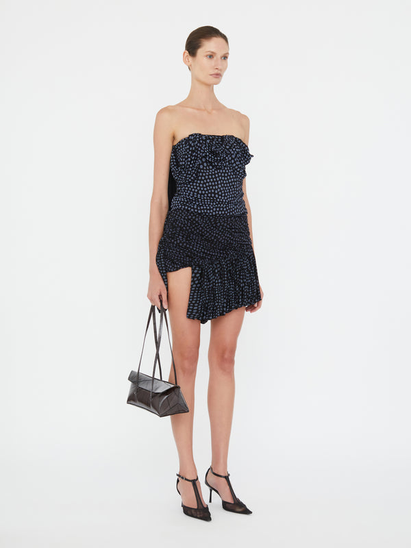 Christopher Esber Gyre Draped Mini Skirt Warped Spot