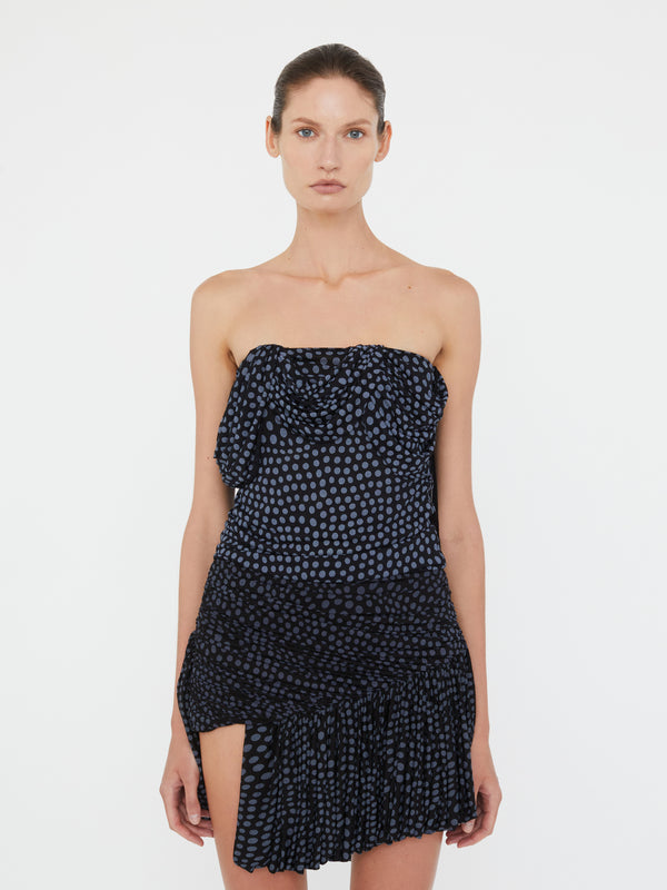 Christopher Esber Gyre Draped Mini Skirt Warped Spot