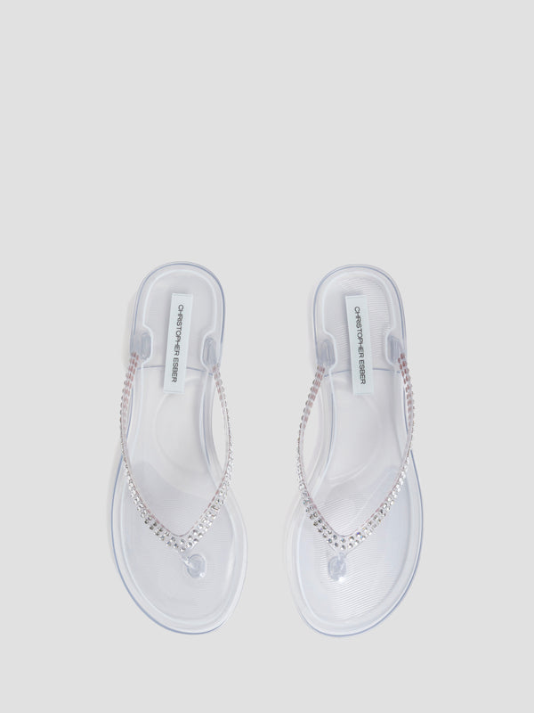 Christopher Esber Jo Crystal Flip Flop Clear Crystal Jo Crystal Flip Flop Black Clear Jo Crystal Flip Flop Verde Clear Jo Crystal Flip Flop Cola Jo Crystal Flip Flop Guava Jo Crystal Flip Flop Marine Jo Crystal Flip Flop Dune Cl