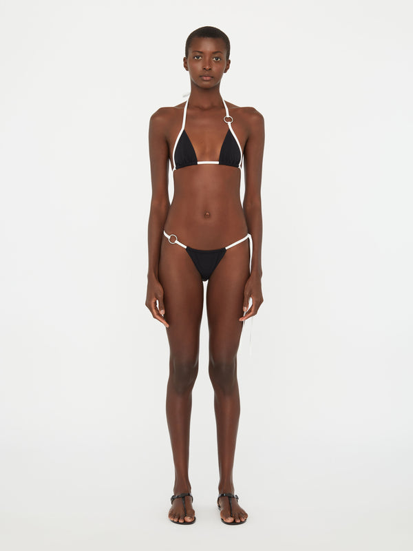 Christopher Esber Lacuna Bikini Top Black White Lacuna Bikini Top Rose Quartz Black