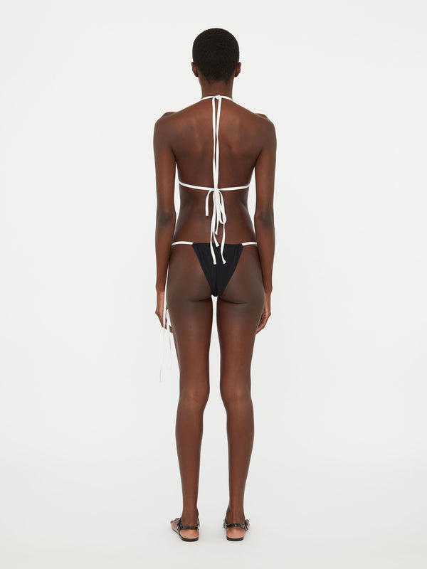 Christopher Esber Lacuna Tie Brief Black White Lacuna Tie Brief Rose Quartz Black