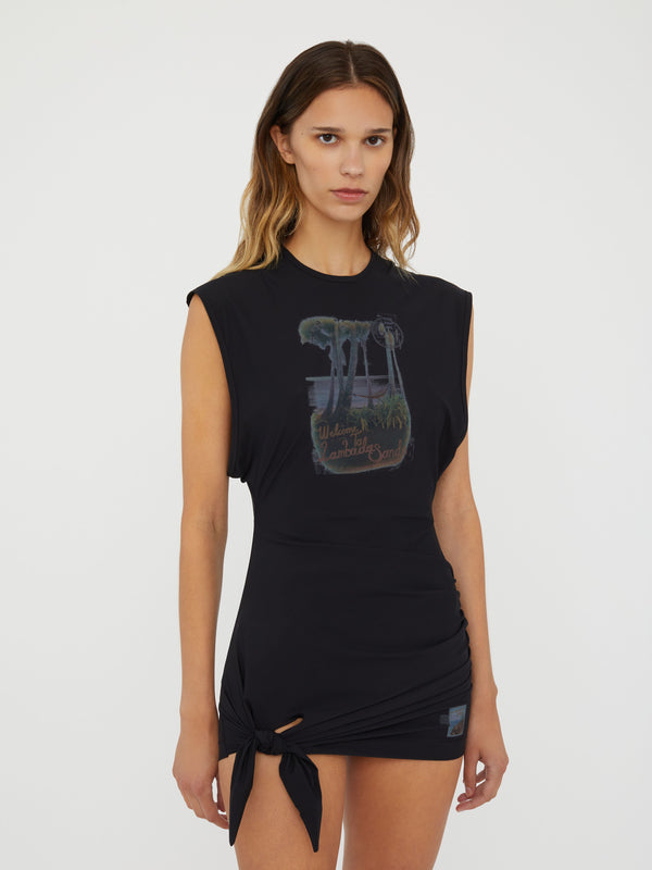 Christopher Esber Lambada Sands Loophole Tie Mini Dress Black Lambada Sands Loophole Tie Mini Dress White