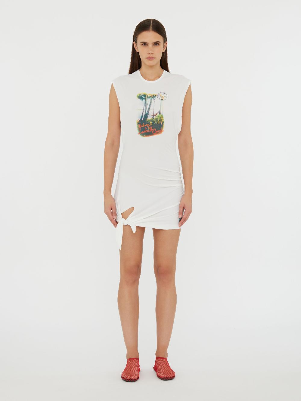 christopher esber Lambada Sands Loophole Tie Mini Dress white Lambada Sands Loophole Tie Mini Dress black