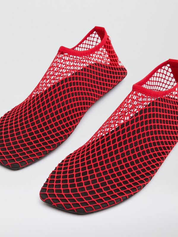 Christopher Esber Mesh Water Flat Red Mesh Water Flat Black Mesh Water Flat Ecru