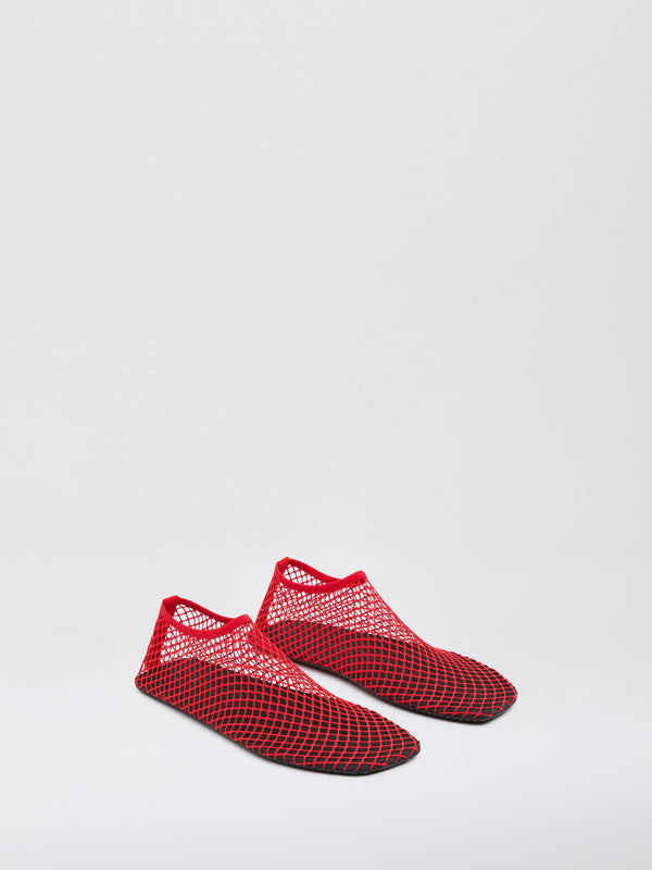 Christopher Esber Mesh Water Flat Red Mesh Water Flat Black Mesh Water Flat Ecru