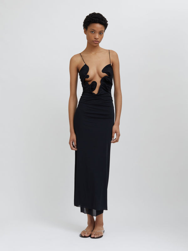 Christopher Esber Molded Venus Dress Black Molded Venus Dress White
