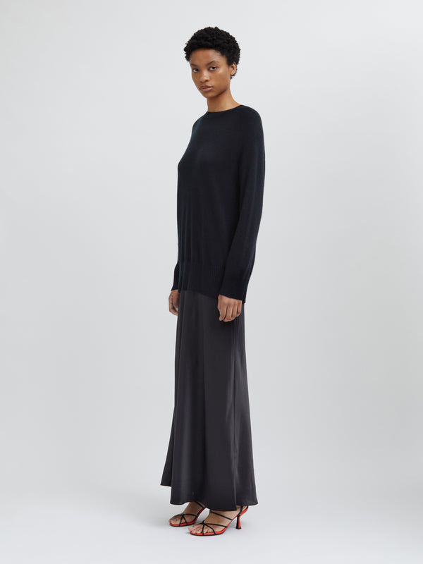 Christopher Esber Monument Long Dress Black Monument Long Dress Khaki
