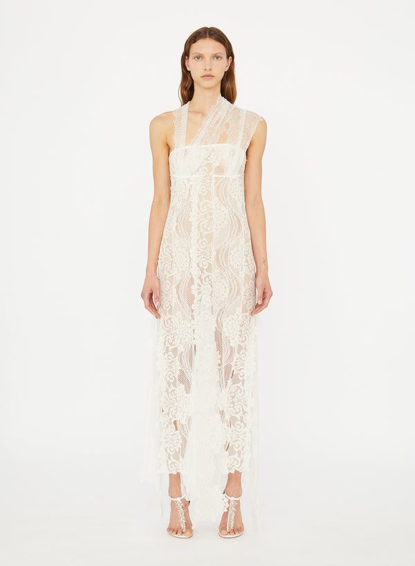 Christopher Esber Olivia Heirloom Layered Dress White