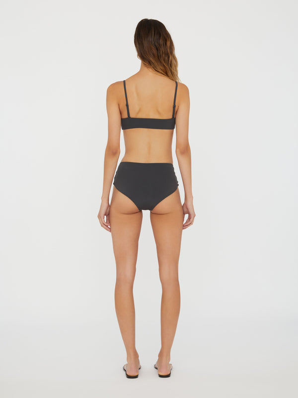 Christopher Esber Orbit Ruched High Brief Charcoal Orbit Ruched High Brief White Orbit Ruched High Brief Black