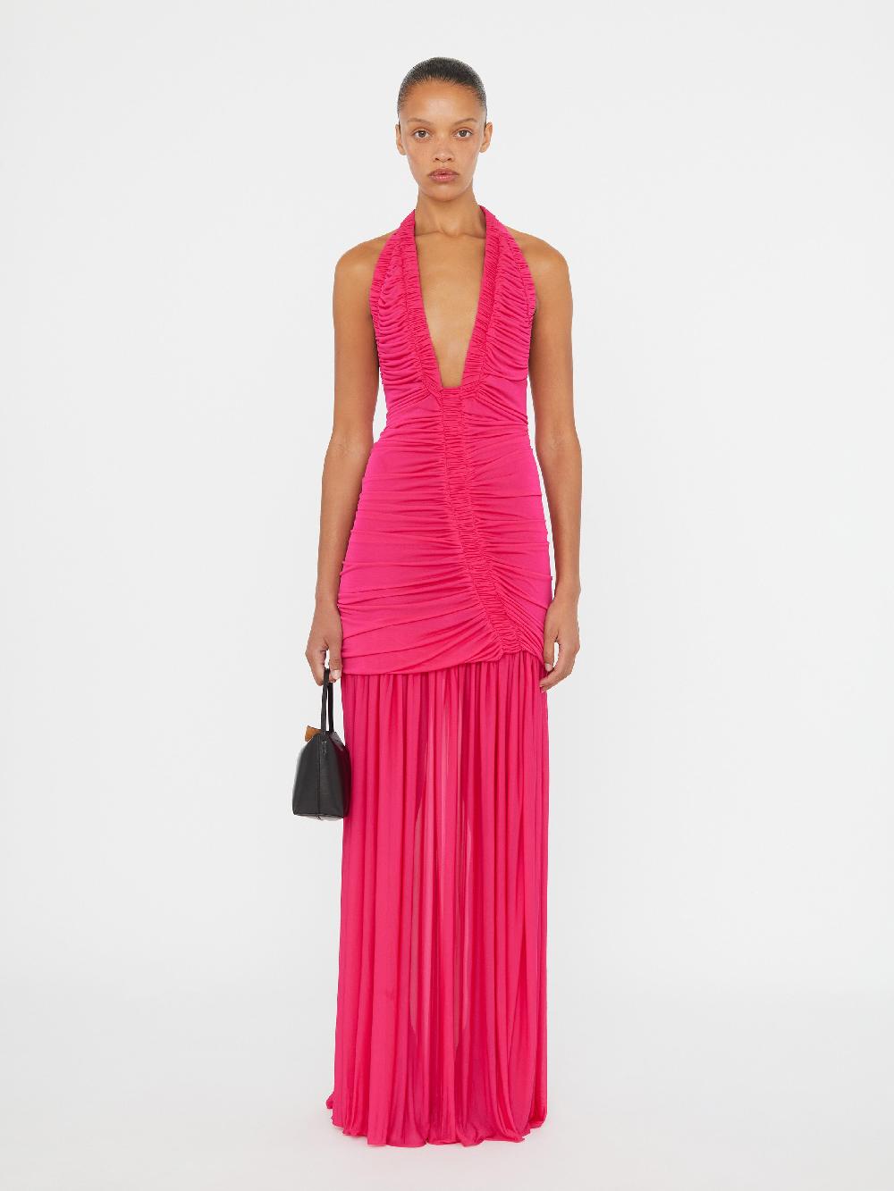 christopher esber Orion Gown magenta Orion Gown warped spot Orion Gown green olive Orion Gown bottle green Orion Gown lapis