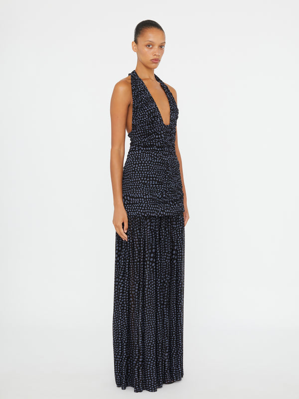 Christopher Esber Orion Gown Warped Spot Orion Gown Bottle Green Orion Gown Magenta Orion Gown Green Olive Orion Gown Lapis