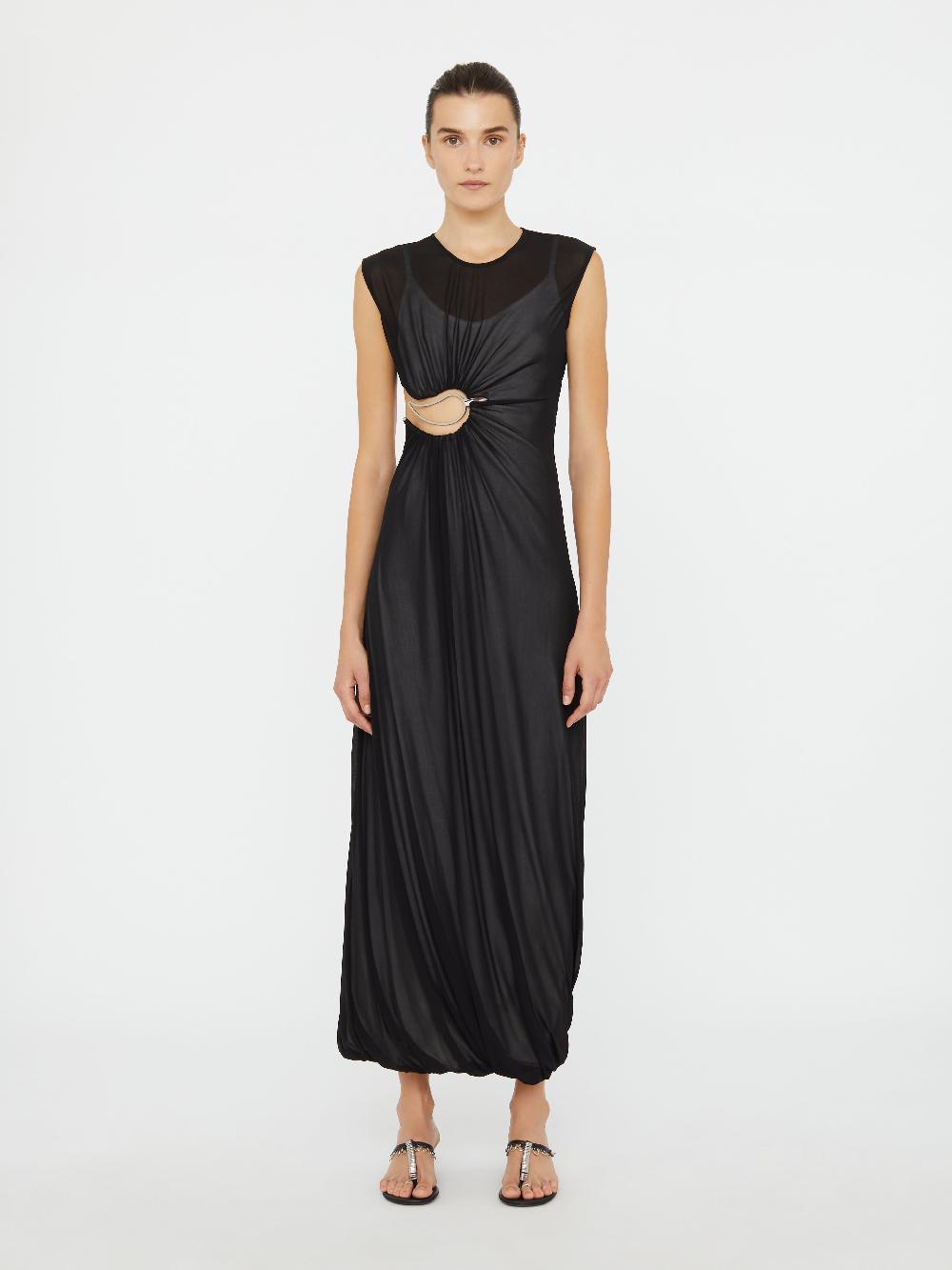 christopher esber Paisley Overlay Encased Tank Dress black