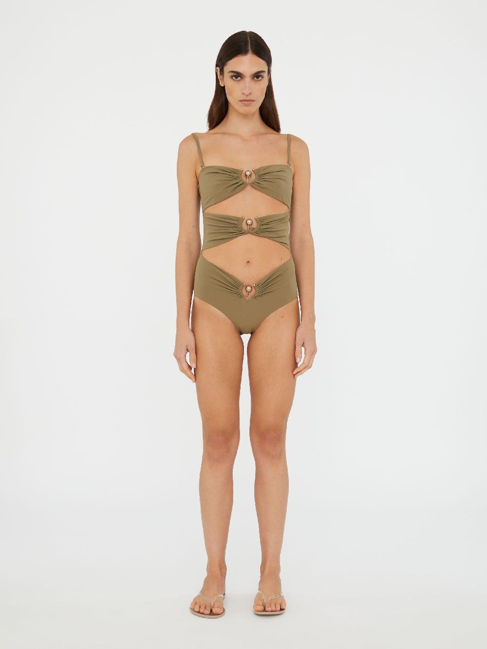 christopher esber Pierced Orbit One Piece eucalypt Pierced Orbit One Piece black Pierced Orbit One Piece white Pierced Orbit One Piece grape