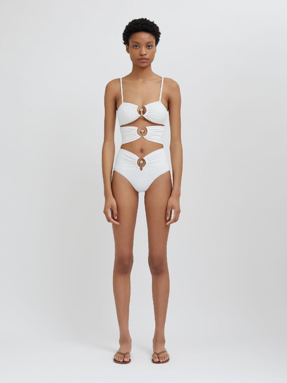 christopher esber Pierced Orbit One Piece white Pierced Orbit One Piece black Pierced Orbit One Piece grape Pierced Orbit One Piece eucalypt