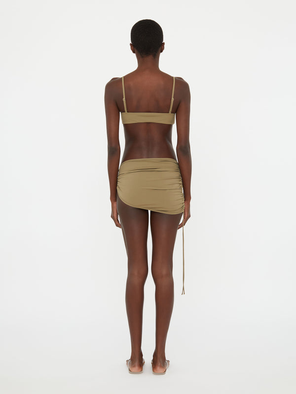 Christopher Esber Ruched Prong Bandeau Eucalypt Ruched Prong Bandeau Black Ruched Prong Bandeau White Ruched Prong Bandeau Charcoal