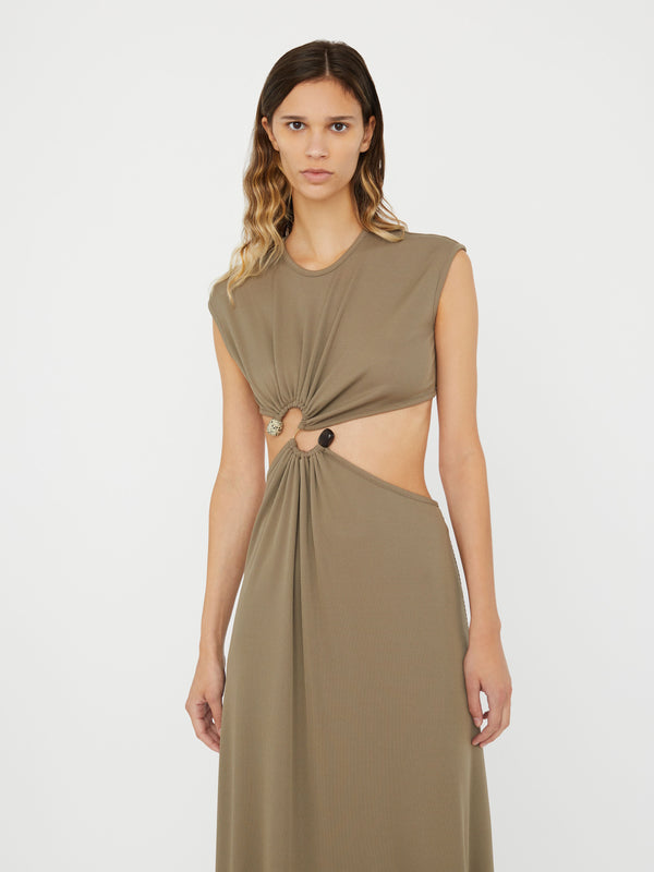 Christopher Esber S-Buckle Tank Dress Eucalypt S-Buckle Tank Dress Melon