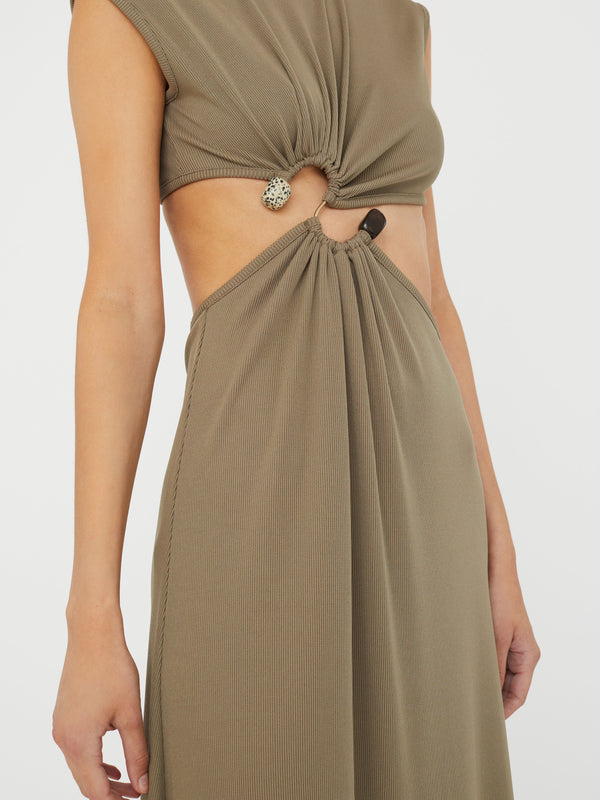 Christopher Esber S-Buckle Tank Dress Eucalypt S-Buckle Tank Dress Melon