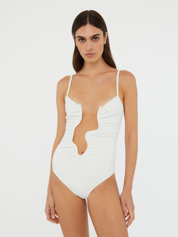 Christopher Esber Salacia One Piece White Salacia One Piece Black