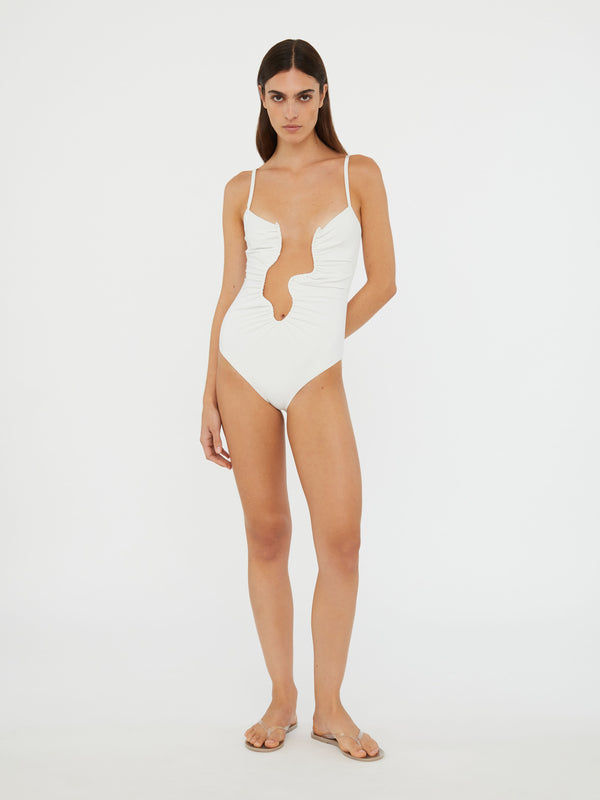 Christopher Esber Salacia One Piece White Salacia One Piece Black