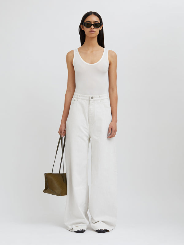 Christopher Esber Sonora Tank Bodysuit White Sonora Tank Bodysuit Black