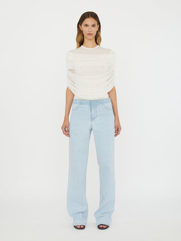 Christopher Esber Sonora Veiled Tee White Sonora Veiled Tee Black